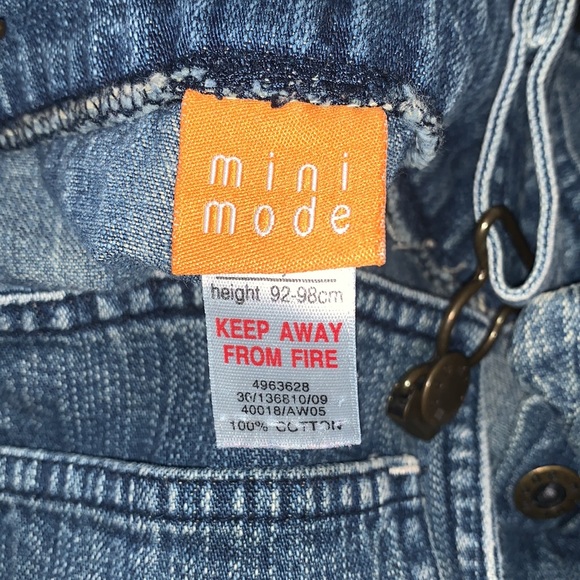 Girls Mini mode classic farm girl overalls size 2-3 years - Picture 6 of 6